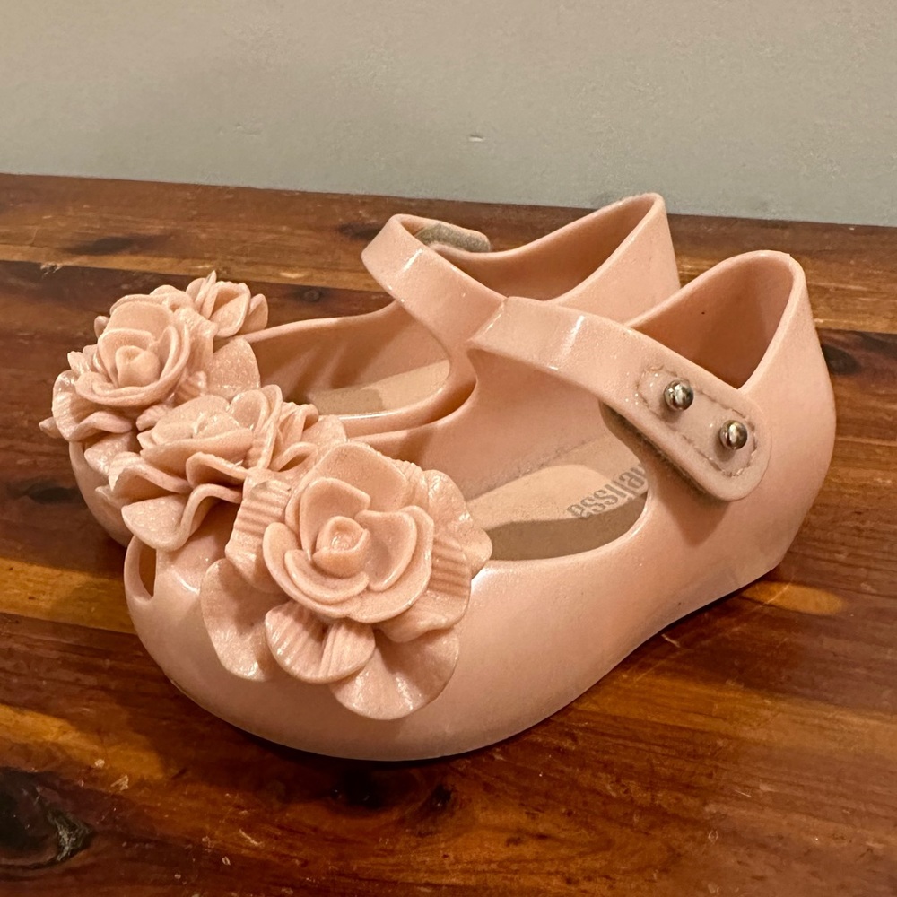 Light Pink Mini Melissa Sz5 EUC Toddler Shoes